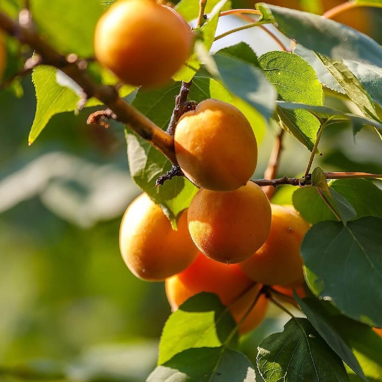 Saksıda 7 Yaş Bol Meyve Verir Durumda Proyma Kayısı Fidanı